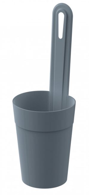 Кашпо для цветов Tarragon подвесное D120мм 1,3л (серый)